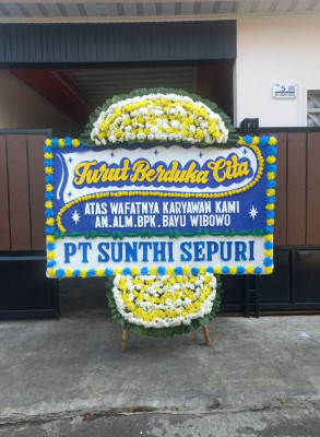 Papan Bunga Duka di Sriwedari